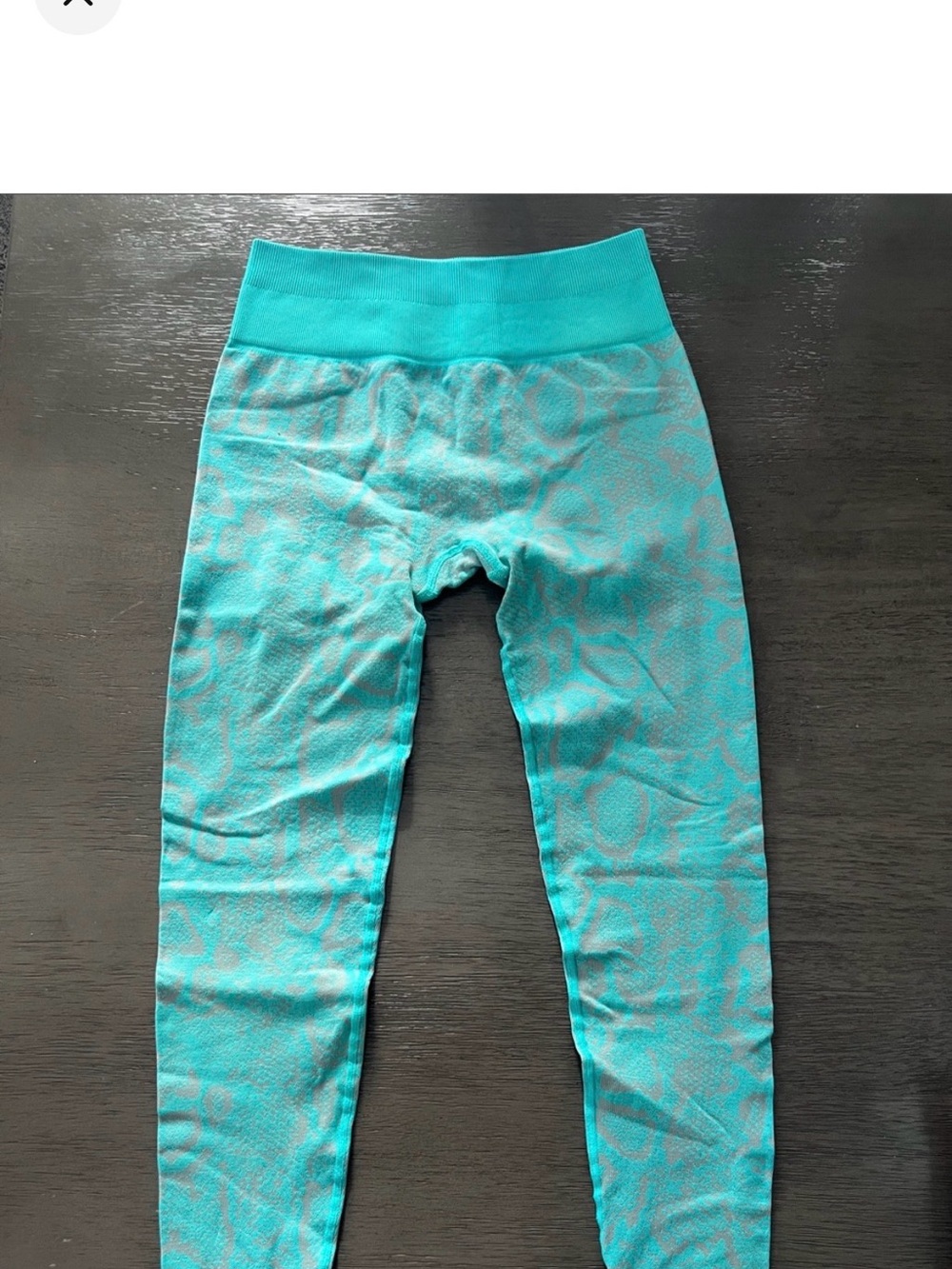 Bombshell Sportswear Teal & Light Blue Seamless Leggings